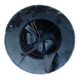 Vintage Solid Steel Kettle Hat Helmet With Leather Liner